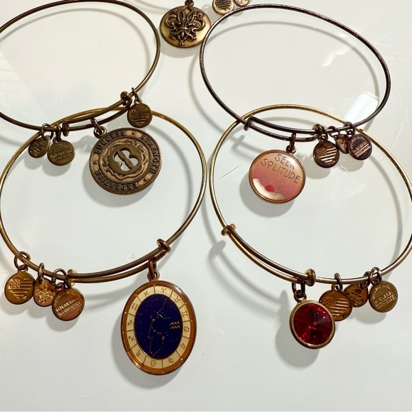 Alex and Ani Charm Bracelets - Set of 5 - Picture 2 of 12